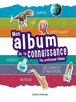 cover image of Mon album de la connaissance du Professeur Génius